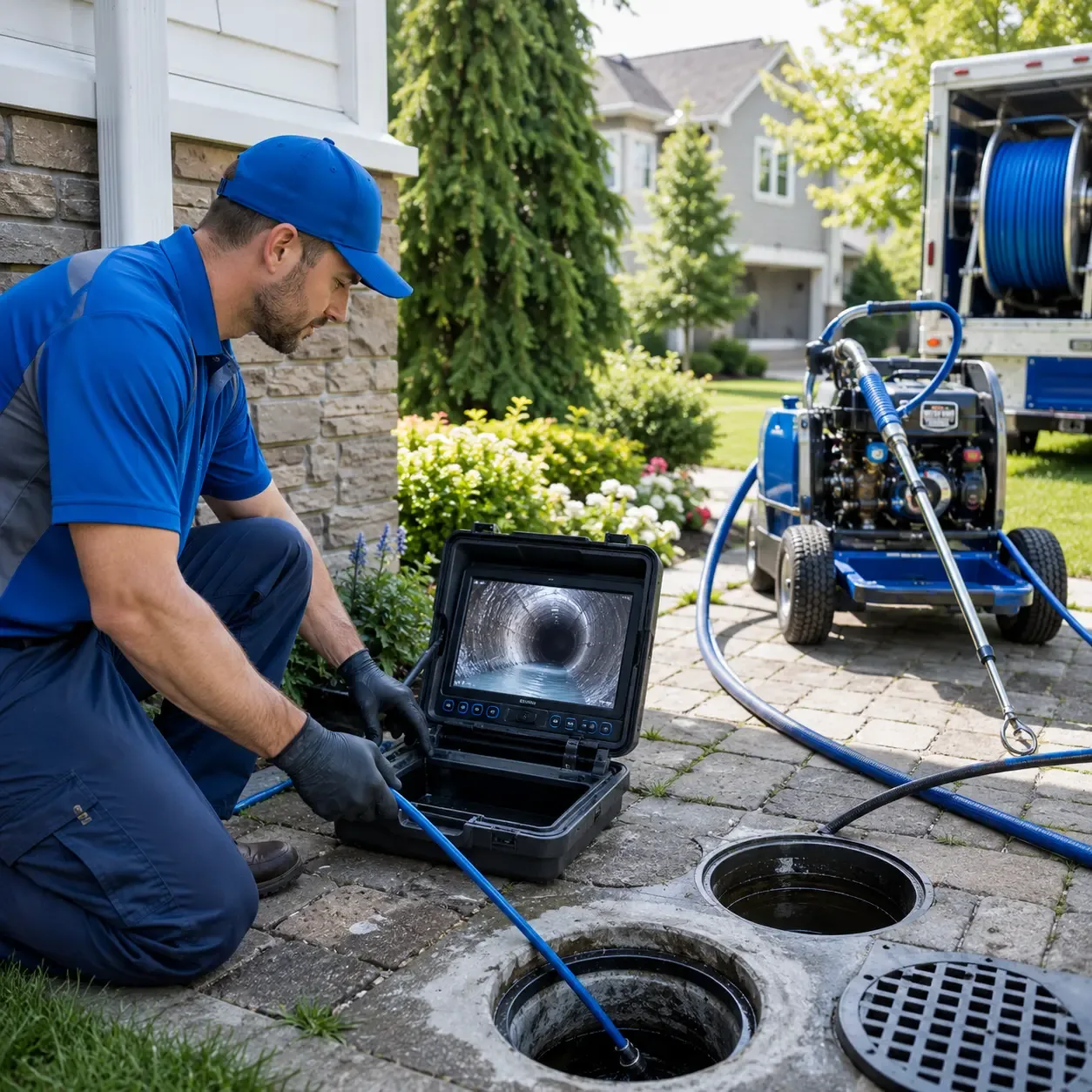Outdoor drain cleaning professionals serving Arlington, MA